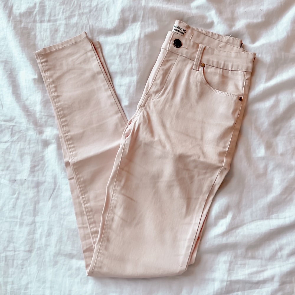MANGO Pale Pink Pants